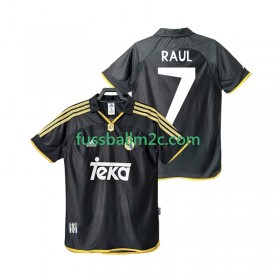 Fußballtrikots Real Madrid Raul 7 1999 2001 Retro Auswärts Trikotsatz